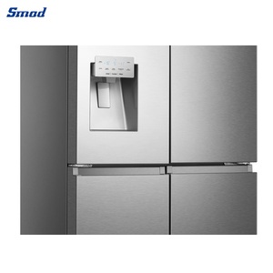 ตู้เย็นสแตนเลสแบบประตูฝรั่งเศส Smad Oem ระบบ No Frost ควบคุมด้วยระบบสัมผัส 4 ประตู - Product Image 4