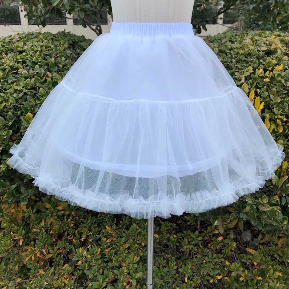 navy blue dress for baby girl Ivory Wedding Petticoat Tulle A Line Boneless Bridal Petticoat main image 1