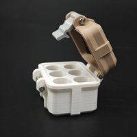 Caja de Almacenamiento de Botellas de Péptidos Personalizada de Alta Gama, con Función Antichoque, Adecuada para Botellas Pequeñas, Caja de Almacenamiento para Viajes
