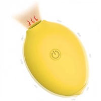Bestseller Zitronenförmiger Saugvibrator 10-stufiger Saugvibrator Brustwarzen-Klitoris-Stimulator Massage-Sexspielzeug für Erwachsene