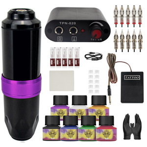 Ghostaxe <span class=keywords><strong>Kit</strong></span> <span class=keywords><strong>De</strong></span> <span class=keywords><strong>Tatuajes</strong></span> Tattoo Pen Set Fuente <span class=keywords><strong>De</strong></span> Alimentación Nuevo <span class=keywords><strong>Kit</strong></span> <span class=keywords><strong>De</strong></span> Tatuaje - Product Image 2