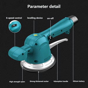 Batería de iones de litio de alta potencia Azulejo de pared y azulejo de piso Vibrador Herramienta automática de colocación de azulejos - Product Image 3