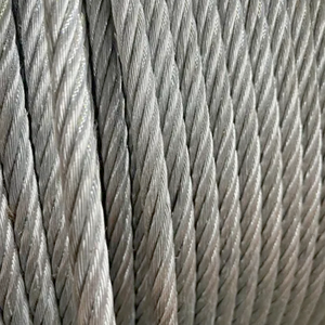 حبل أسلاك فولاذية غير مجلفنة مرن 6x36 IWRC 30x6x x - Product Image 2