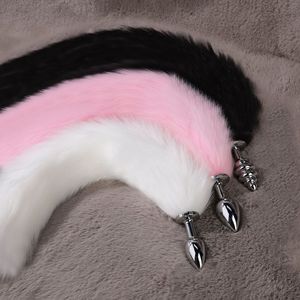 Plug anal amovible en forme de queue de <span class=keywords><strong>renard</strong></span>, jouet pour adultes, accessoire de flirt, plug anal fileté unique, original et amusant - Product Image 4