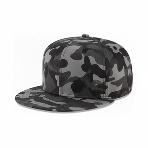 Casquettes Snapback structurées de haute qualité à 6 panneaux, visière plate, personnalisables, imprimées numériquement, camouflage, vierges, pour hommes et femmes, pour la chasse - Product Image 1