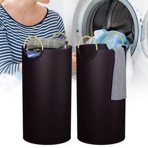 Оптовая продажа, многофункциональный полипропиленовый мешок, толстая, прочная, водонепроницаемая, легко моющаяся, складная, портативная корзина для хранения белья - Product Image 4