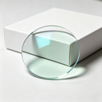Vente en gros de lentilles optiques transparentes multifocales HMC à revêtement antireflet semi-finies SF 1.56 Single Vision Pioneer