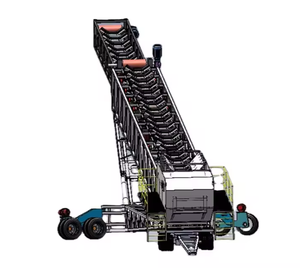 KL Mobile <strong>Stacker</strong> for Ore <strong>Coal</strong> Handling Remote Control Rotating Platform Custom Wheel Type Shandong Origin - Product Image 3