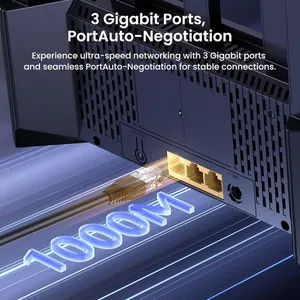 Tenda be3600 nhà <span class=keywords><strong>Router</strong></span> 2.5g <span class=keywords><strong>Wifi</strong></span> 7/3570Mbps kép 2.4/5GHz băng thông rộng truy cập tường lửa WEp mã hóa 1000Mbps an ninh - Product Image 6