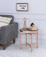 Table basse TMG K26 au design nordique moderne, en tube de fer électroplaqué et verre trempé imprimé, mobilier de salon, origine TW
