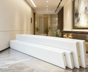 Rodapié de vinilo para suelo de pared blanca con acabado altamente duradero, diseño moderno para aplicaciones de hotel, compra económica - Product Image 5