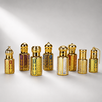 Flacons roll-on miniatures octogonaux mats colorés pour huiles essentielles – Bouteilles en verre rechargeables de qualité supérieure pour échantillons de parfum et cosmétiques
