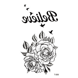 Miếng Dán Hình Xăm Bán Sỉ Phong Cách Harajuku Hình Xăm Giả Nhiều Màu Có Hàng Tạm Thời Của Nhà Máy Hàn Quốc - Product Image 5