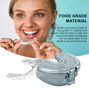 Estuche para Guardar Dentaduras Postizas en Forma de U, Contenedor Protector Dental para Retenedores Ortodónticos, Cuidado Bucal - Product Image 6
