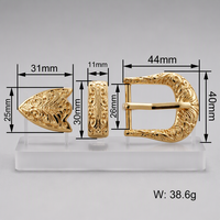 Boucles de ceinture pour hommes d'affaires, logo gravé sur mesure, alliage de zinc, métal résistant à la rouille, anti-rayures, pour ceinture en cuir