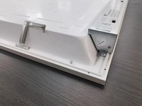 Plafonnier LED encastré moderne 595x595, panneau LED commercial 600x600 avec éclairage latéral pour bureau, puissance 36W