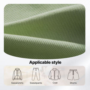 Tissu <span class=keywords><strong>jersey</strong></span> jacquard sergé en coton peigné CVC et polyester, 365 g/m², respirant, à infrarouge lointain, teint uni, pour T-shirt et polo - Product Image 2