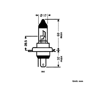 Lámpara halógena para faros <span class=keywords><strong>H4</strong></span> 12V 60/55W con luz amarilla Material de vidrio duro Bombilla para coche La <span class=keywords><strong>mejor</strong></span> calidad - Product Image 5