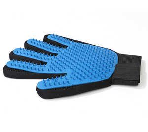 Silicone Five Fingers Pet Grooming Massage Glove for Hair Removal and <b>Bath</b> Washing - Product Image 6