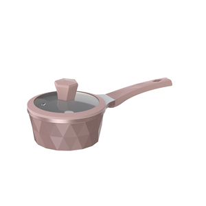 Juego de 18 Piezas de Ollas y Sartenes Rosas con Tapas de Vidrio y Asas de Baquelita, Aptas para Lavavajillas, para Estufas de Gas e Inducción - Product Image 5