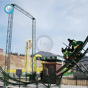 Parque de atracciones Flying Car Ride Fibra de vidrio al aire libre Metal Uso comercial Thrill Ride - Product Image 4