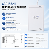 Lector y Grabador de Tarjetas RFID, Protocolo ISO 14443 A&B, Lector y Grabador de Tarjetas Inteligentes RFID NFC ACR1552U
