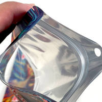 Sachets Mylar Colorés à Haute Barrière, Sachets Doypack Refermables à Fermeture Éclair pour l'Emballage de Biscuits, Thé et Snacks