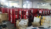 Mesin Penjual Bola Besar Mainan Populer Eropa 2026 CE/Untuk Eceran & Grosir/Gachapon Anak-Anak Inggris SKD Kapasitas 150-200 Pcs Merah