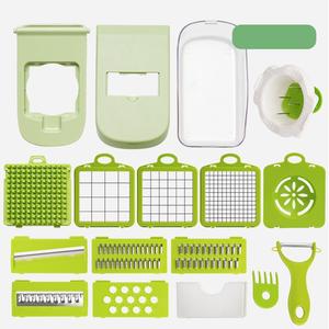 Multifunctional Manual Hand Press Vegetable Cutter Stainless Steel <b>Plastic</b> Onion Chopper Safe Mandoline <b>Grinder</b> Juicer Container - Product Image 5