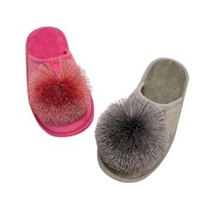 Pantofole da donna leggere per interni antiscivolo da sposa Fuzzy Memory Foam per <span class=keywords><strong>casa</strong></span> <span class=keywords><strong>con</strong></span> funzione traspirante per l'inverno - Product Image 4