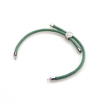 Pulsera Diy semiacabada de cuerda de Milán de 3mm, árbol de la vida, pareja, amistad, accesorios tejidos, pulsera personalizable, brazaletes