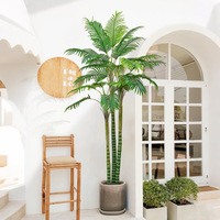 Planta Artificial de Areca en Maceta para Interiores y Exteriores, Decoración para Hogar, Oficina, Bodas, Decoración del Hogar, Plantas Artificiales, Árboles de Plástico
