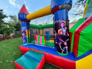 Hot-selling K-POP <strong>Devil</strong> Hunter Inflatable Trampoline Combo Inflatable Bounce Castle Inflatable Obstacle Course Training Ground - Product Image 6