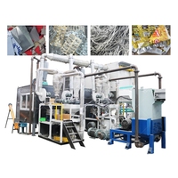 Machine de recyclage de séparateurs en aluminium et en plastique pour capsules médicales écologiques