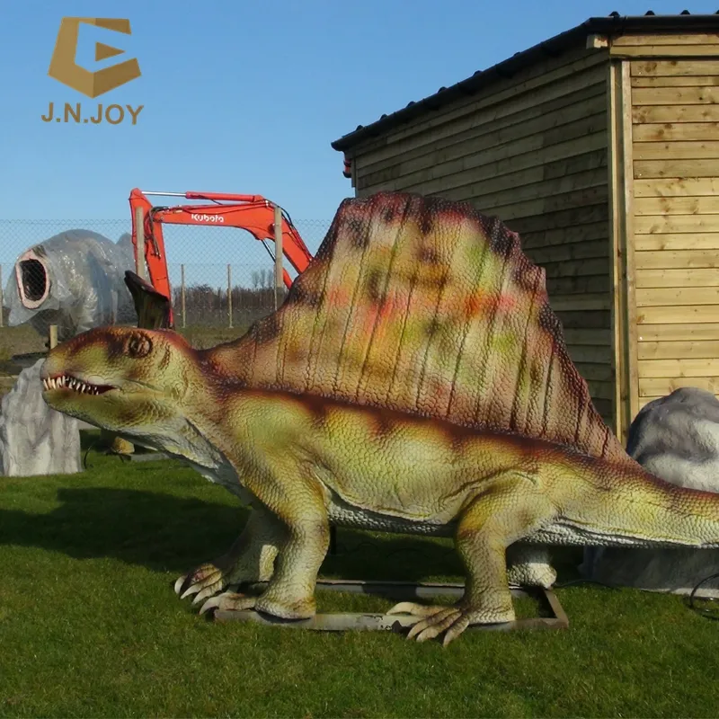 Dinosaurier Realistischer Jurassic Dinosaurier Lebensgröße animatronic Dimetrodon Dinosaurier
