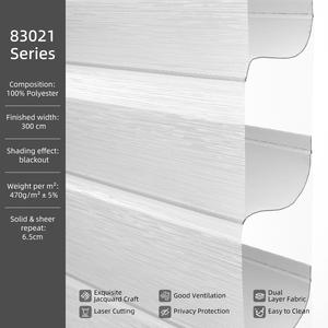 Stores motorisés intelligents ZSTARR Shangri-La à double voile, avec commande vocale, compatibles Alexa et <span class=keywords><strong>Google</strong></span> Home - Product Image 3