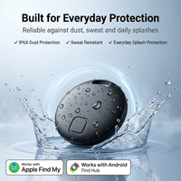 Localizador GPS para Mascotas, Resistente al Agua, Collar para Perros y Gatos, Mini Rastreador Inteligente Antipérdida para Android e iOS, Cuidado de Personas Mayores