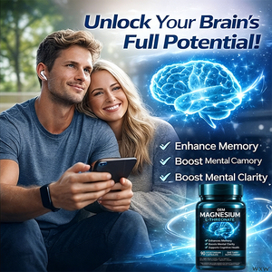 Cápsulas de L-Treonato de Magnesio para la Memoria, Claridad Mental, Salud Cognitiva, Función Cerebral, Veganas, OEM - Product Image 6