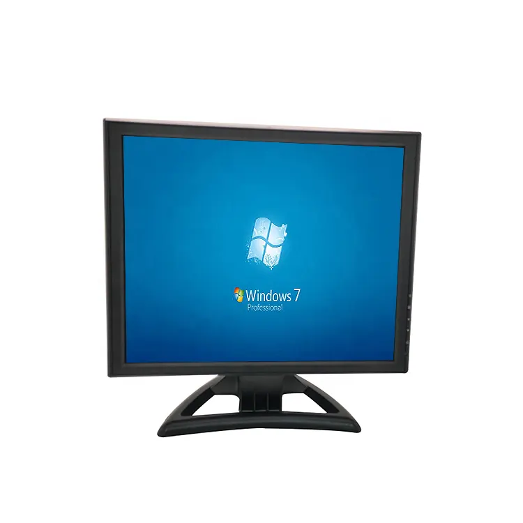 Monitor 4:3 komputer 15 17 19 inci murah, dengan VGA HDMI AV TV CCTV input BNC