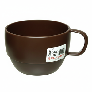 Inomata Marrón Microondas Sopa Taza Color Cocina Térmica - Product Image 1