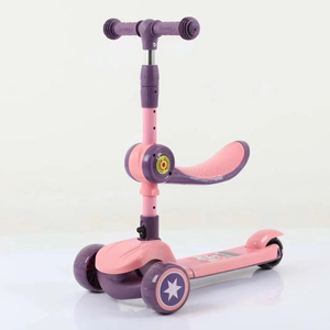 Scooter pliable léger à 3 roues pour enfants avec lumières LED pour les sports de plein air de <span class=keywords><strong>2</strong></span> à 12 ans - Product Image 5