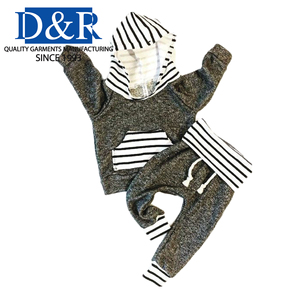 Conjuntos de Ropa para Niños de 2 Piezas al por Mayor, Casuales, de Spandex/Poliéster, Sudadera Lisa de Manga Larga, Pantalones Deportivos, Ropa de Dormir con Bolsillos, Otoño - Product Image 2