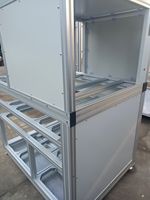 Table de travail légère et facile à assembler, personnalisable, en aluminium 6000, bancs de travail portables pour l'assemblage de lignes de production électroniques