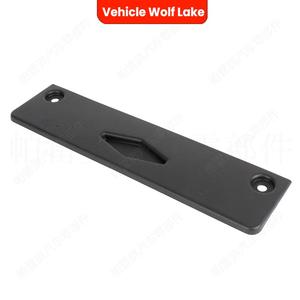 Marco de matrícula delantero para vehículo Wolf Lake, 175 mm, ABS, para Volkswagen Taos 2021-2024 - Product Image 1