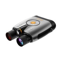 Jumelles de vision nocturne infrarouge à grand écran avec objectif 4K véritable, zoom optique 5X, enregistrement vidéo, portée de 1200 m, pour la chasse, le camping, avec Wifi