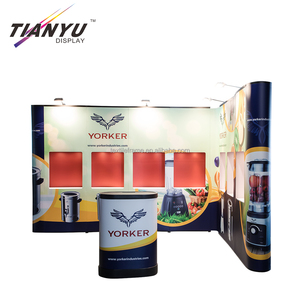 3x3 trắng triển lãm thương mại hiển thị Booth thiết kế cho Pop Up trang sức đứng hiển thị với truy cập - Product Image 5