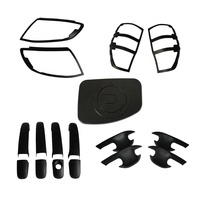 Ranger 2012 accessoires extérieurs noir ensemble combo complet couvercle de garniture pour Ford Ranger T6 T7 accessoires 2012 2013 2014 2015
