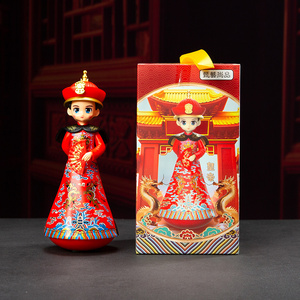 Série impériale Top Scholar Tumbler Ornements Artisanat en plastique Souvenirs pour les touristes de Pékin mettant en vedette l'empereur et la reine - Product Image 6