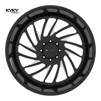 Jantes de camion en aluminium forgé KYKY 20 et 22 pouces, finition brillante polie, multi-rayons, sur mesure pour voiture de spectacle