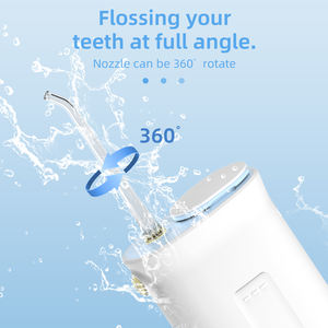Irrigador Bucal Recargable y Personalizable, Limpiador <span class=keywords><strong>Dental</strong></span> con 4 Modos, Irrigador de Agua Portátil Inalámbrico - Product Image 3